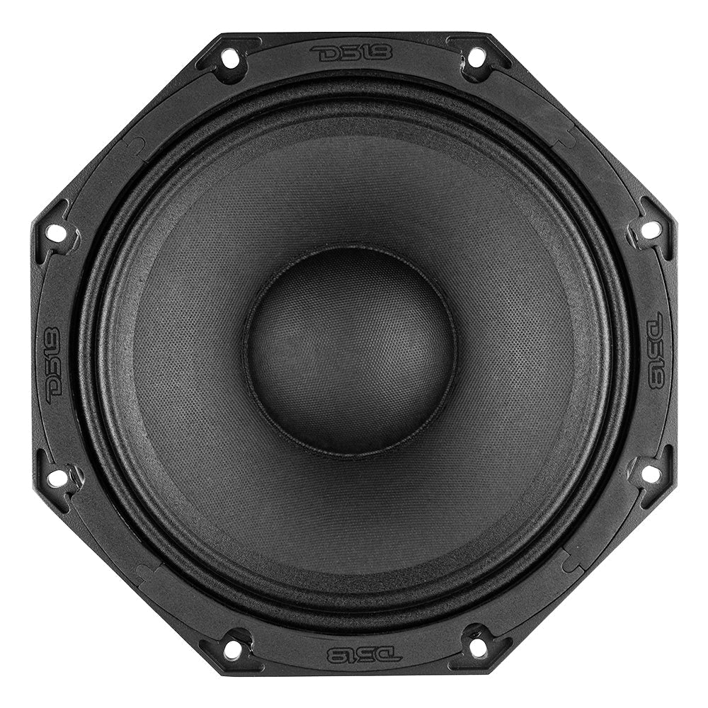 DS18 10OCT500-8 PRO Octagon 10" Mid-Range Loudspeaker 1000 Watts Max 8-Ohm