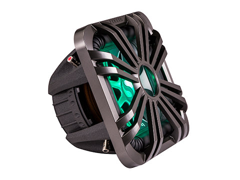 12" Square Charcoal LED Grille