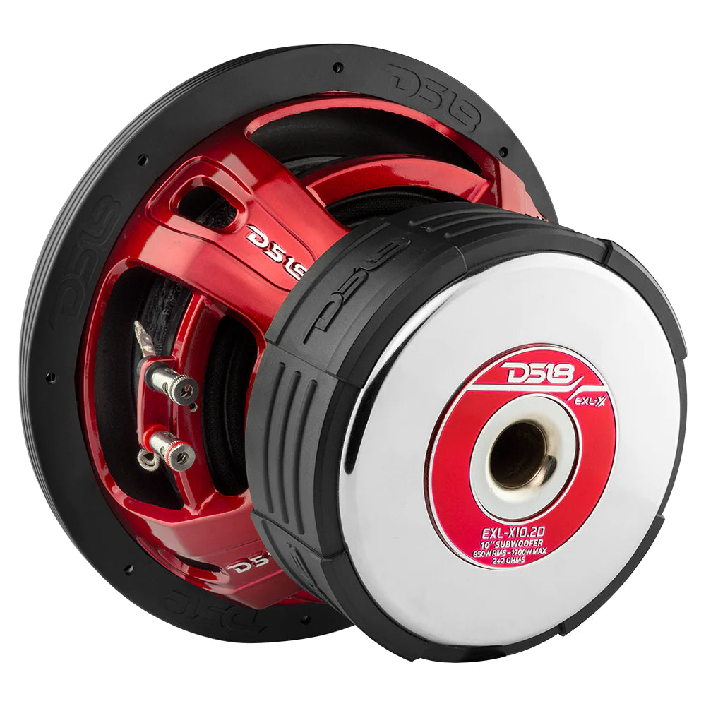 DS18 EXL-X10.2D 10" Car Subwoofer 1700 Watts 2-Ohm DVC