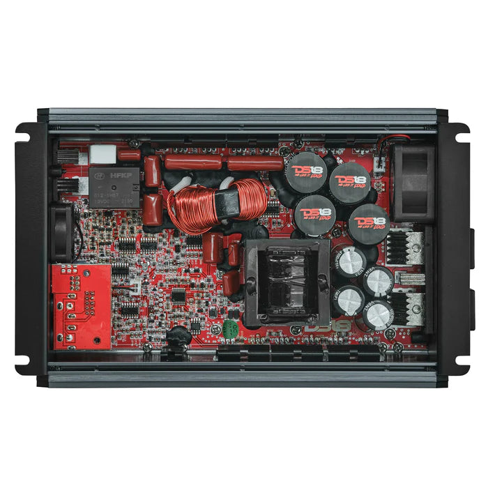 FRP Compact Full-Range Class D 1-Channel Amplifier 2,500 Watts Rms @ 1-ohm Titanium