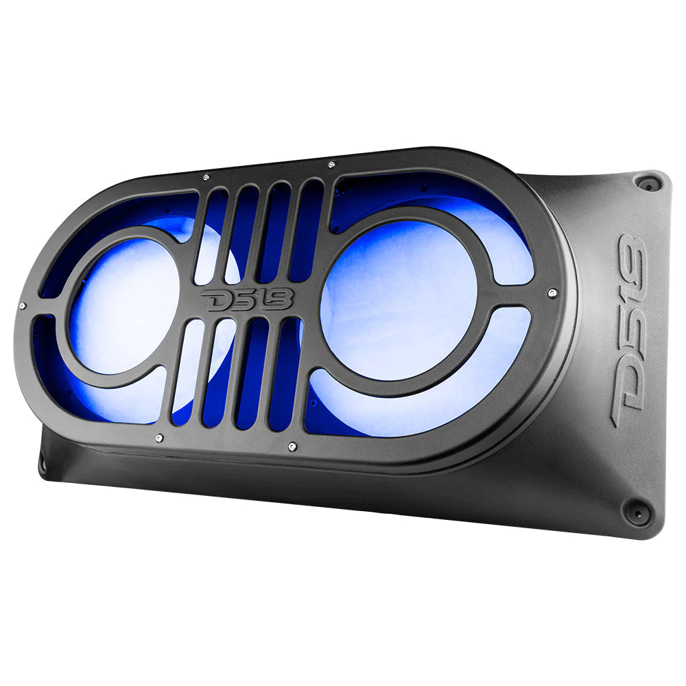 DS18 JBASS EXCLUSIVE Tail Gate Subwoofer Enclosure 2 X 10" for TJ,JK/JKU,JL/JLU Jeeps