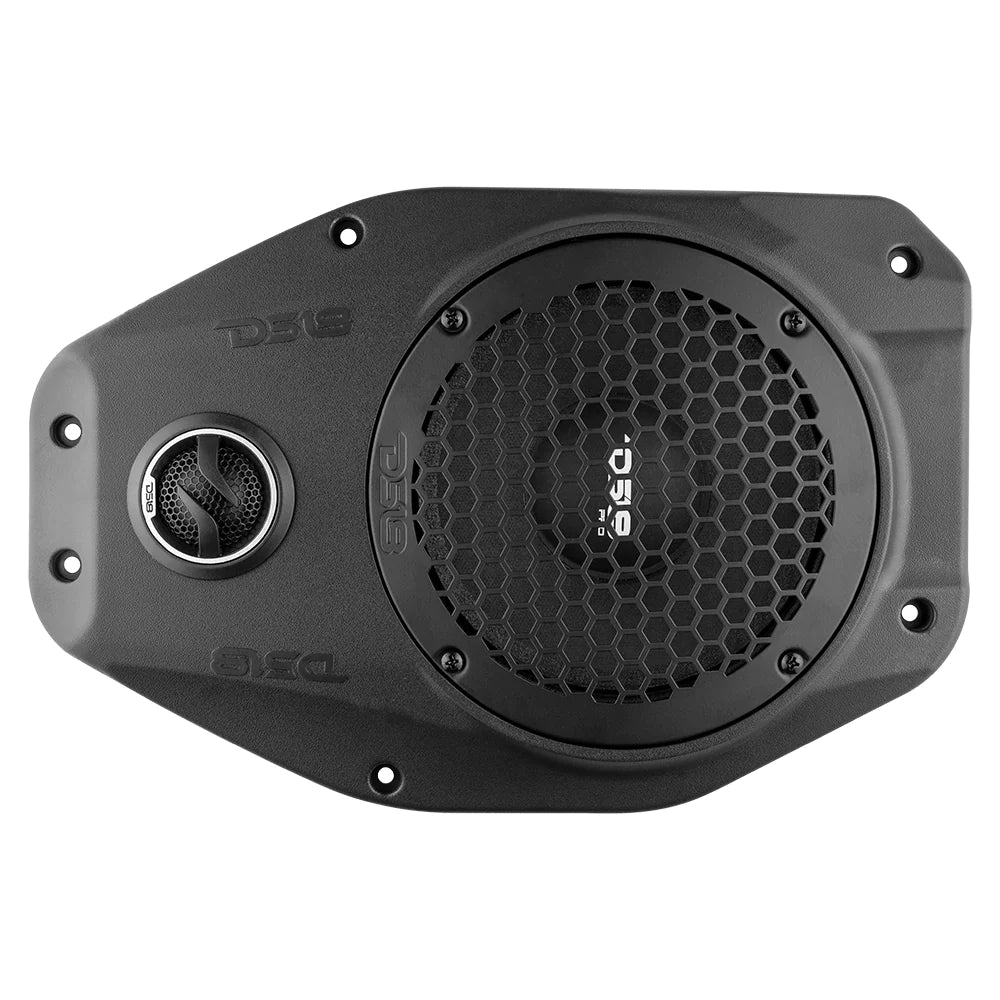 DS18 JL-SB6 Soundbar Enclosure Upgrade with 6.5" Neodymium Mid-Range and Tweeter for Jeep Wrangler JL / JLU | Gladiator JT Left and Right
