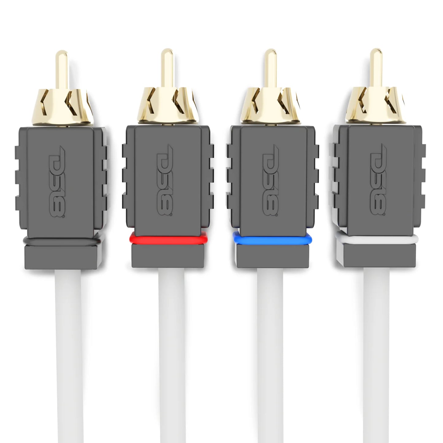 DS18 HYDRO MOFCR-25FT.4CH Marine Tinned 100% Copper OFC 25 Feet RCA 4 Channel