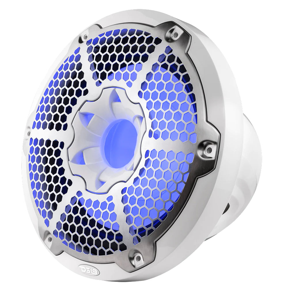 HYDRO 10" Marine Subwoofer with Integrated RGB Lights 600 Watts SVC 4-Ohms White