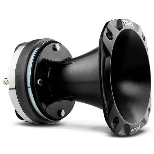 DS18 PRO-DKH1 2" Bolt On Throat Compression Driver 2" Throat Titanium VC and PRO-HA102/BK Horn 640 Watts 111dB 8 ohm Mounting Depth 7.18"
