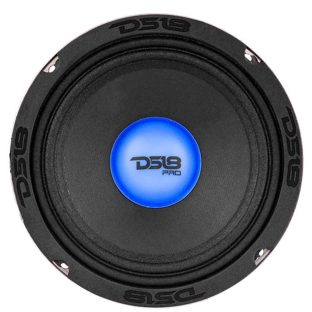 DS18 PRO-X6.4RGBCAP 6.5" Mid-Range Loudspeaker with RGB Lights 500 Watts 4-Ohm