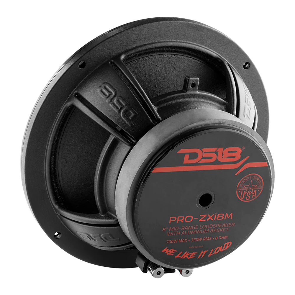DS18 PRO-ZXI8M 8" Mid-Range Loudspeaker 700 Watts 8-Ohm