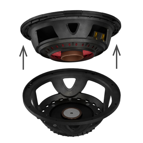 DS18 - PROJECT360.64N 6.5" High-Sensitivity Mid-High Loudspeaker Neodymium 350W RMS 4-Ohm Rotating Recone