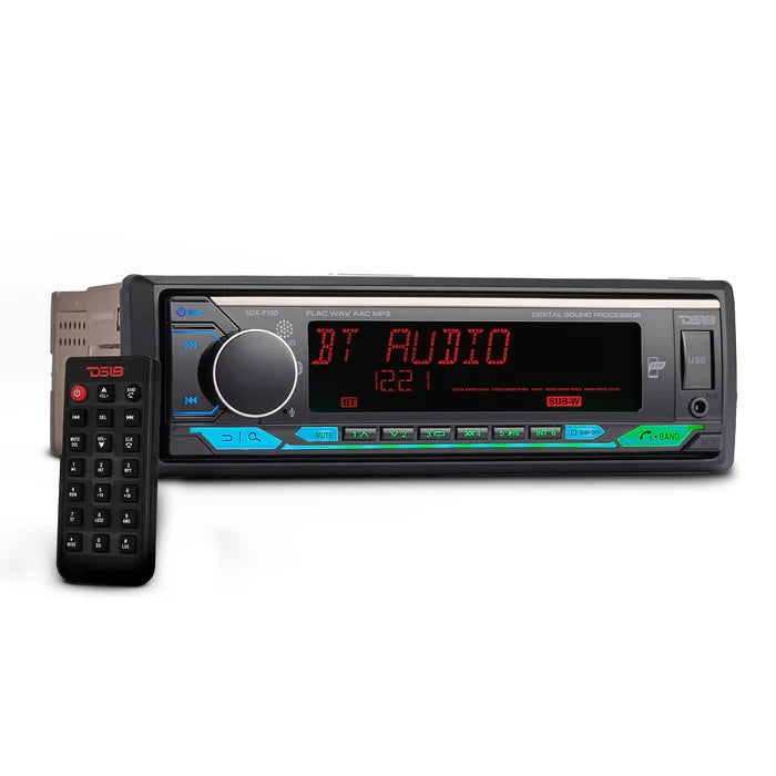 Digital Media Receiver | Single Din | DSP | APP | Bluetooth Audio and Calling Head Unit | Aux Input | USB | Mechless | AM/FM Radio Receiver | 3V + 3.5V Subwoofer