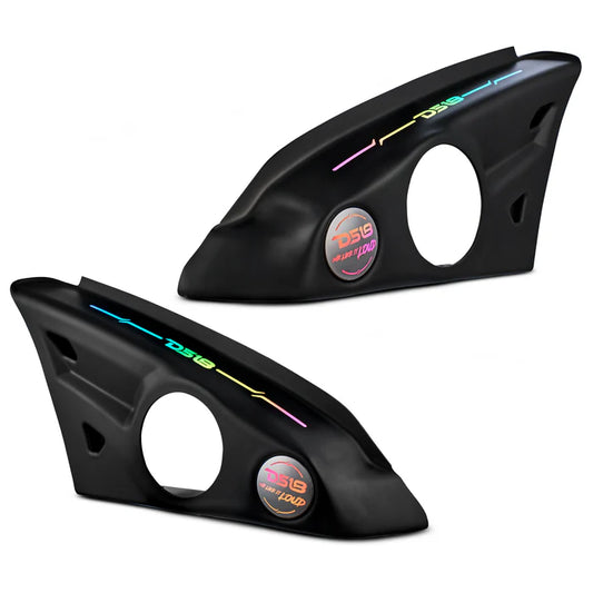 Polaris Slingshot Arm Rest Empty Enclosure With Digital Led Lights fits 2 x 6.5" Speakers | 2015 - Current