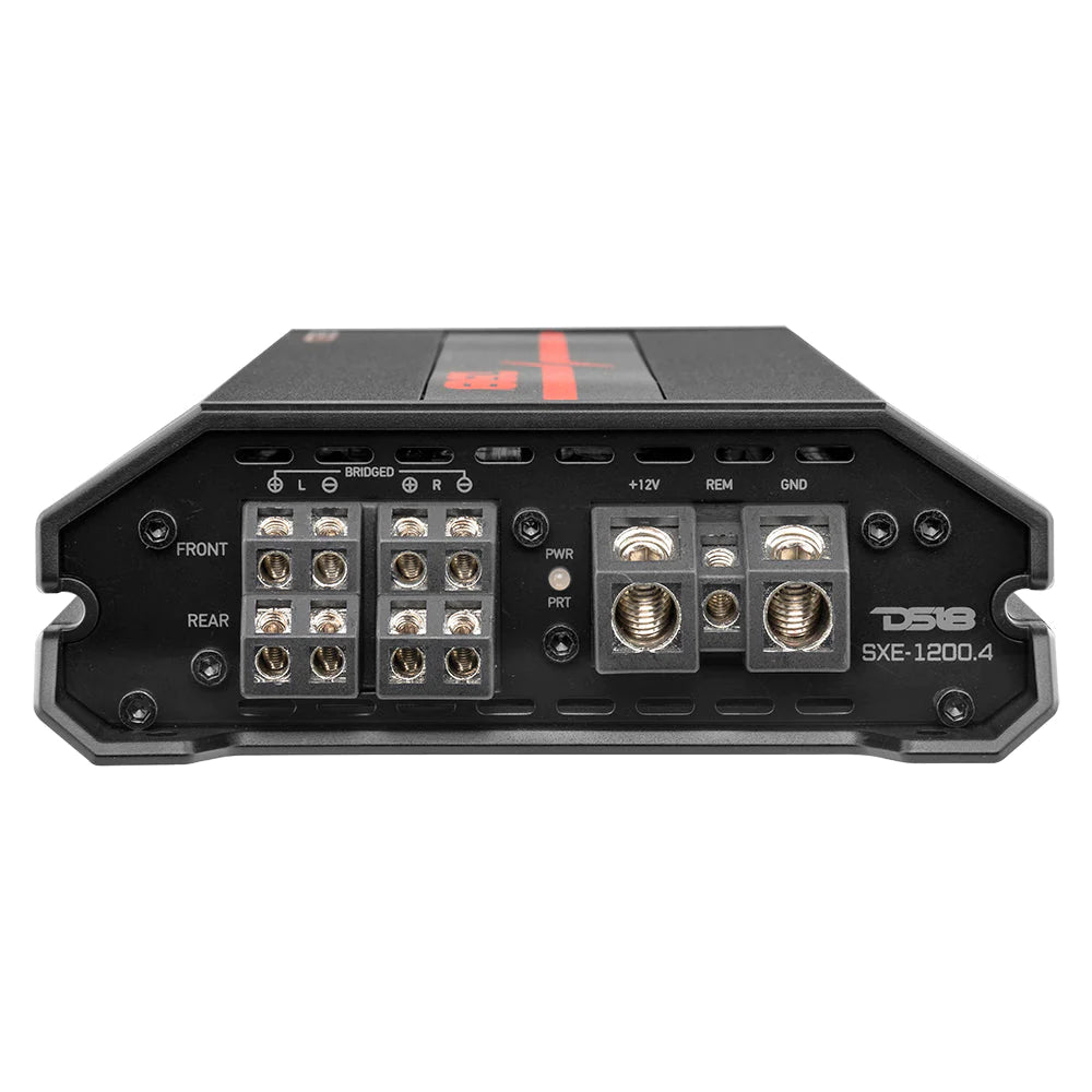 Ds18 sxe-1200.4/bk class a/b 4-channel full-range car amplifier 60 x 4 rms @4 ohm 1200 watts