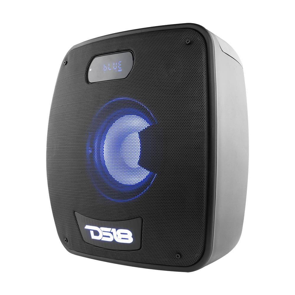 DS18 TLV6 6.5" Amplified Self Powered Portable Party Speaker With LED Light Bluetooth And TWS
