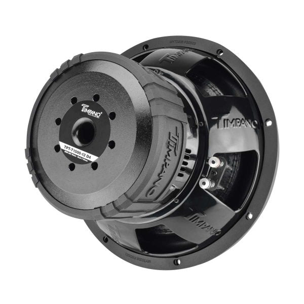 Timpano 12? Car Audio Subwoofer 1600 Watts Dual 4 Ohm TPT-T1500-12 D4 Daily Banger