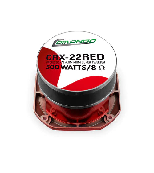 Comando SUPER TWEETER RED FINISH ALUMINUM FRAME