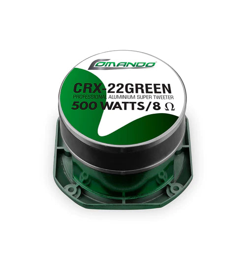 Comando SUPER TWEETER GREEN FINISH ALUMINUM FRAME