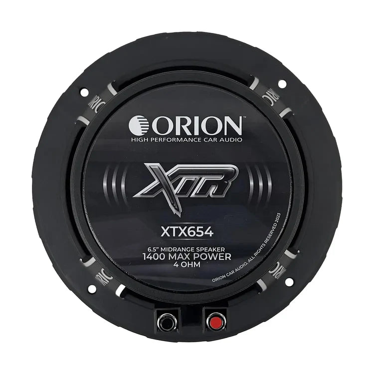 XTX654 ORION 6.5" 4 Ohm High Efficiency Midrange Speakers