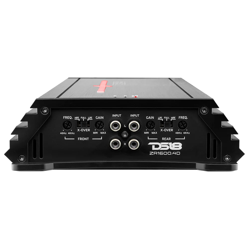 Ds18 zr1600.4d zr class d 4-channel stereo full range car audio amplifier 4 x 400 @4 ohms watts rms