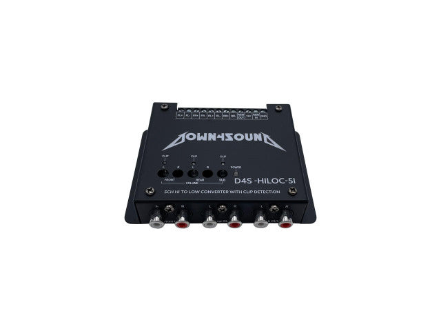 DOWN4SOUND HILOC 5i - INTELLIGENT CAR AUDIO 5CH LINEOUT WITH CLIP DETECTION