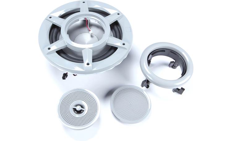 JBL Stadium Marine 82M Stadium Marine Series 8" 3-way marine speakers with built-in RGB LED lights (Gray)