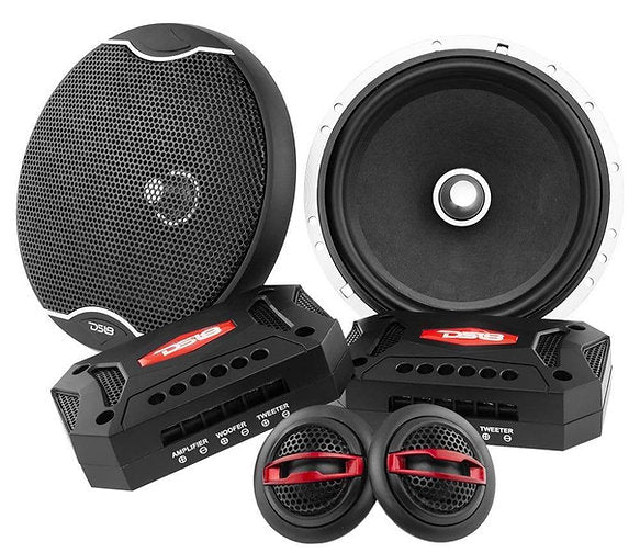 EXL 6.5" 2-Way Component Speaker System 400 Watts 4-Ohms (Pair)