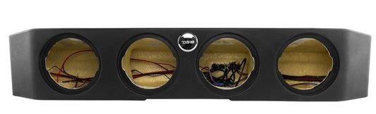DS18 JT-S64 Under Seat Subwoofer Enclosure 4 x 6.5" Sealed for JT Gladiator Jeeps