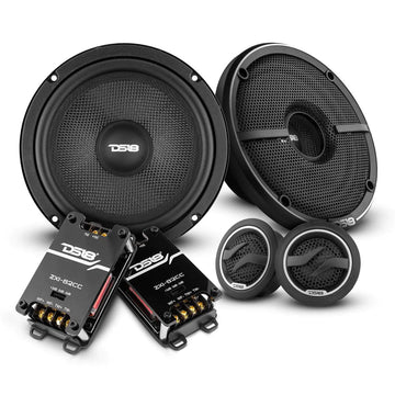 DS18 ZXI-62C 6.5" 2- Way Component Speaker System with Kevlar Cone 240 Watts 4-Ohm