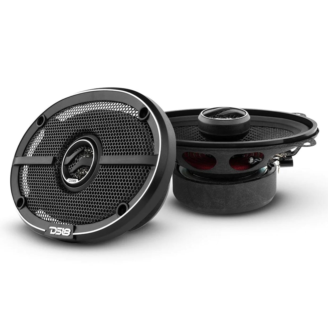 DS18 ZXI-464  4x6" 2-Way Coaxial Speakers with Kevlar Cone 180 Watts 4-Ohm