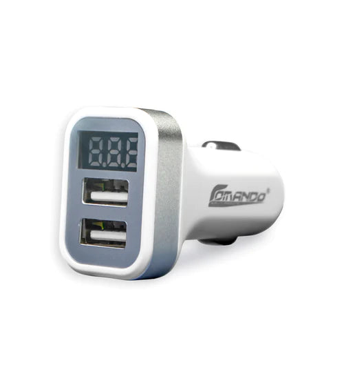 Comando DUAL USB CHARGER WITH VOLT METER