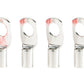RT4 Nickel Plated 4AWG 5/16' Ring Terminal 4 Pack