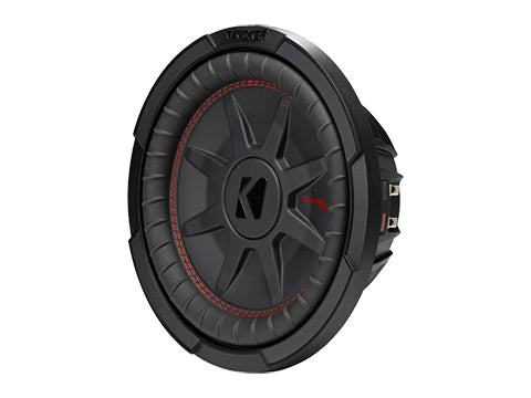 KICKER 10" (25cm) CompRT Subwoofer, DVC, 2 Ohm, RoHS Compliant
