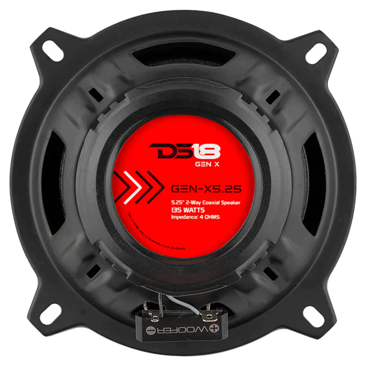 DS18 GEN-X5.25" 2-Way Coaxial Speakers 135 Watts 4-Ohm