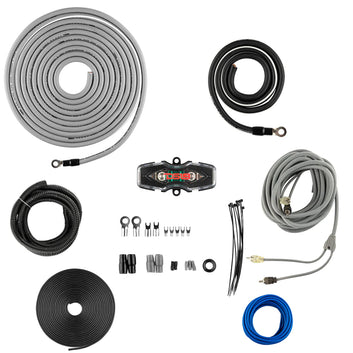 DS18 AMPKIT4/SLV – 4GA CCA Installation Kit for Car Audio Amplifiers