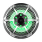 DS18 CF-10M HYDRO 10" 2-Way Marine Speakers with Bullet Tweeter And Integrated RGB LED Lights Carbon Fiber