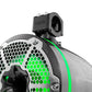 DS18 HYDRO CF-X10TPNEO 10" Marine Water Resistant Wakeboard Tower Neodymium Speaker with Built-in passive Radiator Bass Enhancer, 1" Driver and RGB LED Light 900 Watts