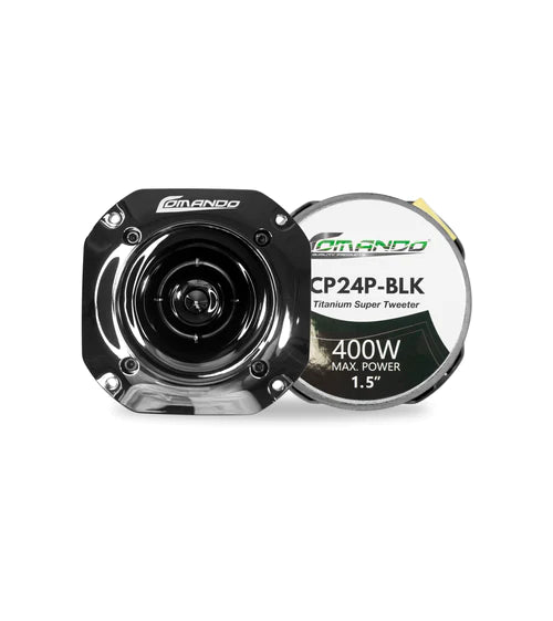 Comando SUPER TWEETER BLACK FINISH PLASTIC FRAME