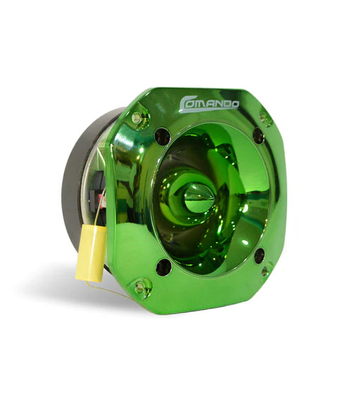 Comando SUPER TWEETER GREEN METAL COLOR PLASTIC FRAME