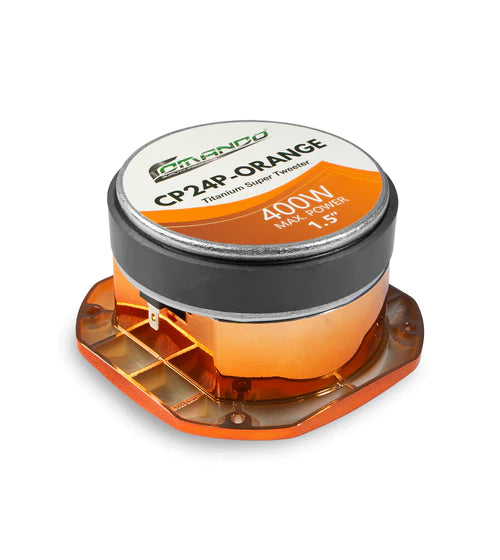 Comando SUPER TWEETER ORANGE METAL COLOR PLASTIC FRAME