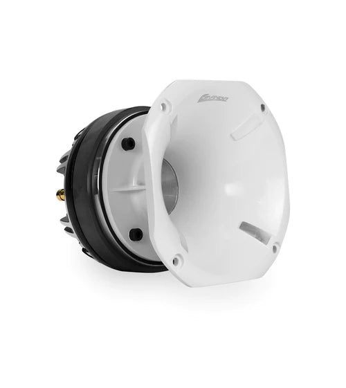 Comando DRIVER 2” EXIT WITH ALUMINUM WHITE HORN