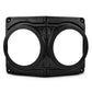 Universal Overhead Flat Mount Pod For Two 6.5” Speakers - Great for ATVs, UTVs, Golf Carts, Boats and more