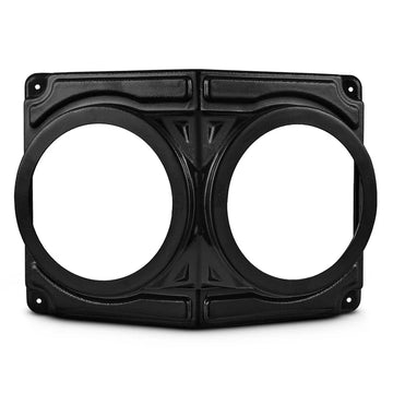Universal Overhead Flat Mount Pod For Two 6.5” Speakers - Great for ATVs, UTVs, Golf Carts, Boats and more