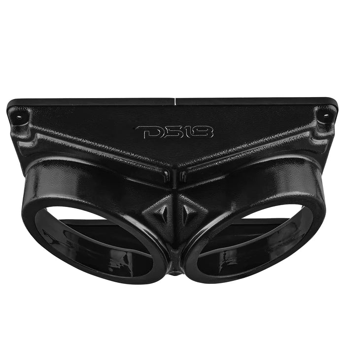 Universal Overhead Flat Mount Pod For Two 6.5” Speakers - Great for ATVs, UTVs, Golf Carts, Boats and more