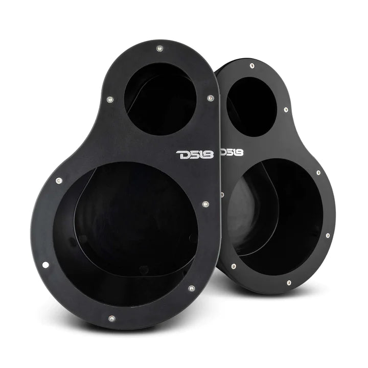 DS18 EN6P 2-Way 4" Universal Kick Panel Pod 1 X 6.5" Speaker and 1 x 3.6" Tweeter(PAIR)