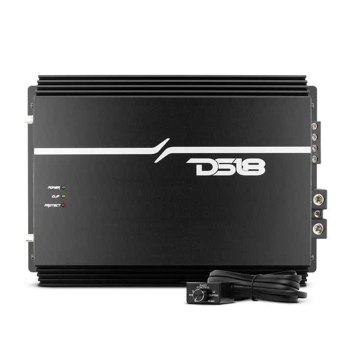 DS18 EXL-P2000X1D – 1 Channel Class D Car Amplifier – RMS Power @ 1 Ohm 2000W x 1CH – Made in Korea