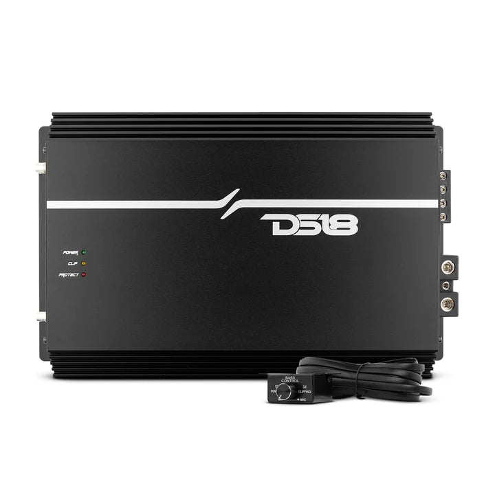 DS18 EXL-P2500X1D – 1 Channel Class D Car Amplifier – RMS Power @ 1 Ohm 2500W x 1CH – Made in Korea