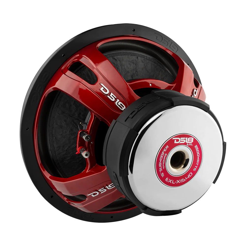 DS18 EXL-X15.4D 15" Car Subwoofer 2500 Watts 4-Ohm DVC