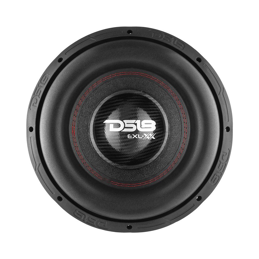 DS18 EXL-XX12.2DHE 12" High Excursion Car Subwoofer 4000 Watts Max 2-Ohm DVC.