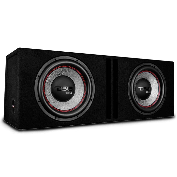 DS18 GEN-X212LD Bass Package 2 x GEN-X124D 12" Subwoofers In a Ported Box 1800 Watts
