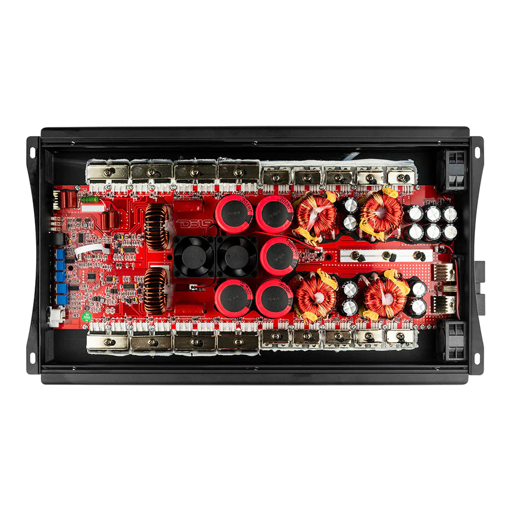 DS18 GFX-8K1 – Full-Range Class D 1-Channel Monoblock Amplifier – 8000 Watts RMS, 1-Ohm