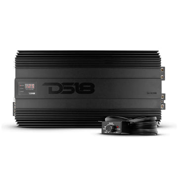 DS18 H-KO8 HOOLIGAN SPL 1-Channel Monoblock Car Amplifier, Voltmeter, Clip Indicator 8000 Watts Rms 1-Ohm Made In Korea