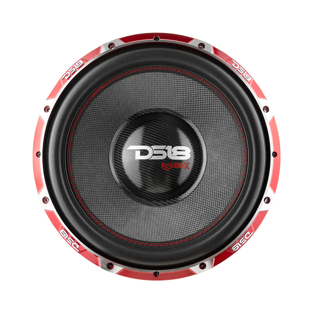DS18 HOOL-X15.1DSPL HOOLIGAN 15" SPL Car Subwoofer 4000 Watts RMS 4" 1-Ohm DVC